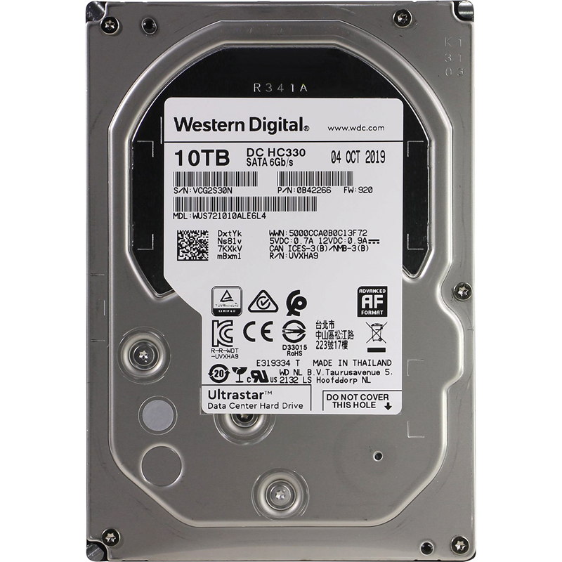Western Digital Ultrastar DC HC330 10Tb (WUS721010ALE6L4) 
